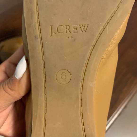 J Crew Tan Ballet Flats - Size 6 - Picture 4 of 5